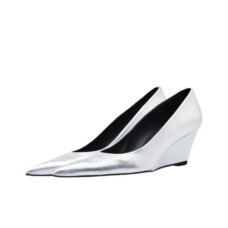 STAND STUDIO Dixie High Heels 6.5cm Women's Silver-2