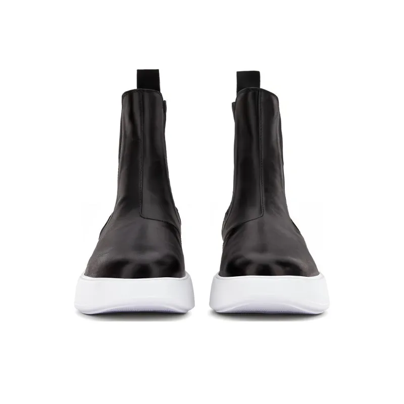 HOGAN Rebel Leather Chelsea Boots Women's-3