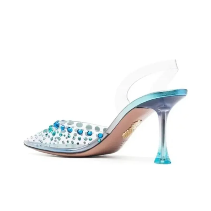 AQUAZZURA High Heels Women's Blue-3