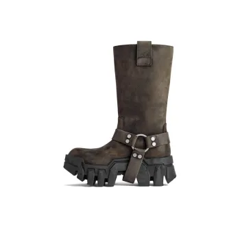 Balenciaga Bulldozer Harness Boots Women's
