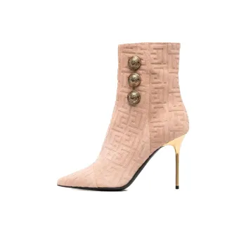 BALMAIN Roni Pointed Toe Ankle Boots Women's