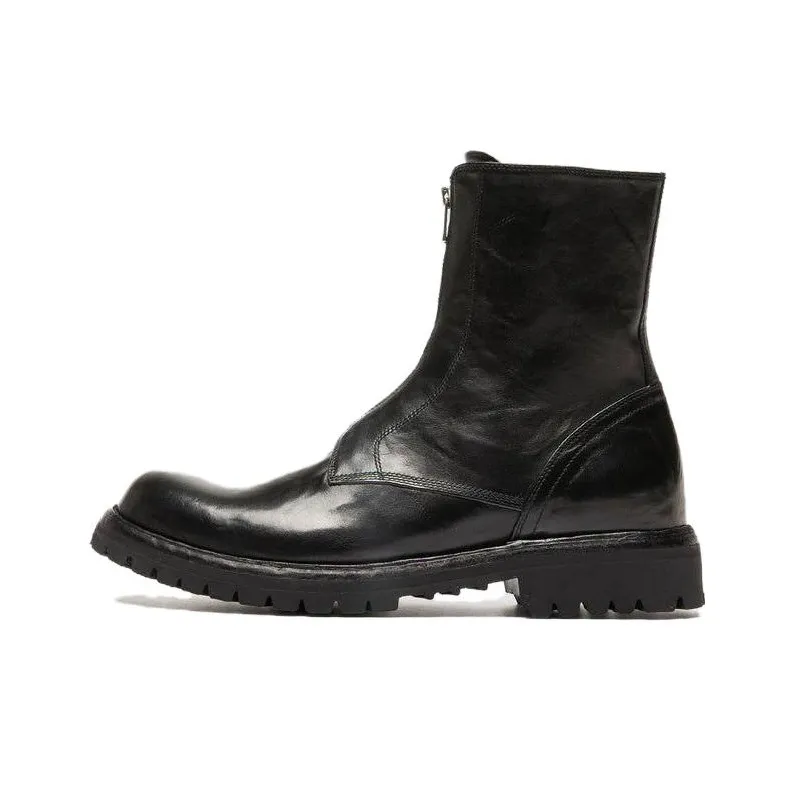 Officine Creative Ikonic 003 Leather Ankle Boots-0