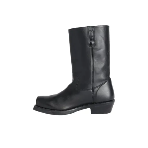 OUR LEGACY Flat Toe Leather Boots