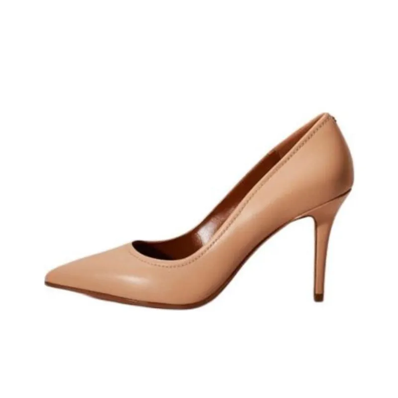 COACH Waverly Slim Heel High Heels 8.2cm Women's Umber-0