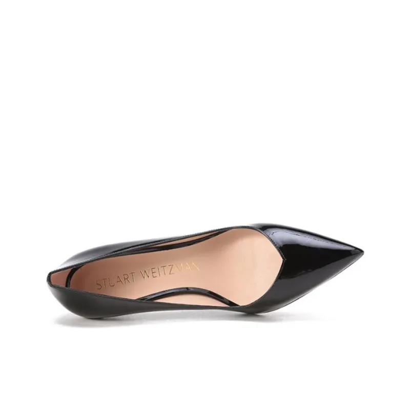 Stuart Weitzman/SW Slim Heel High Heels 7cm Women's Black-4