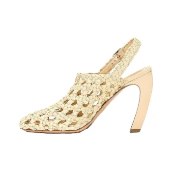Bottega Veneta Jimbo Irregular Heel High Heels 10cm Women's Beige