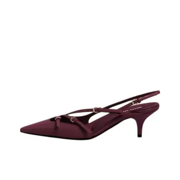MIU MIU Buckle embellished Slingback Pumps