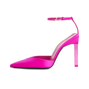 The Attico Perine Satin Pumps