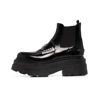 alexander wang Logo plaque Chunky Sole Boots