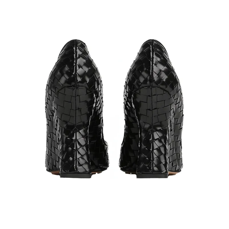 Bottega Veneta Intrecciato Slip-On Pumps-4