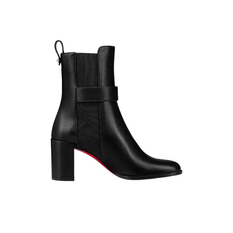 CL Short Chelsea Boots 7cm Women's Black-1