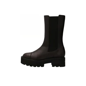 Stuart Weitzman/SW Presley Ultralift Crew Chelsea Boots Women's Black