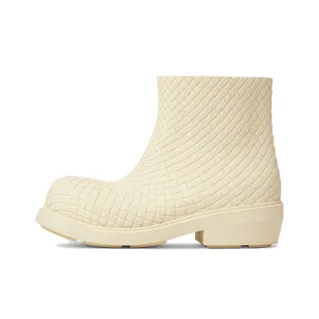 Bottega Veneta Fireman Ankle Boots Women's Sea Salt Color