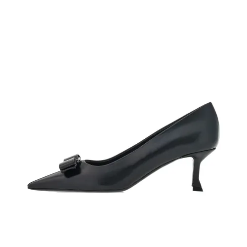 FERRAGAMO Varina 60mm Bow-detail Leather Pumps