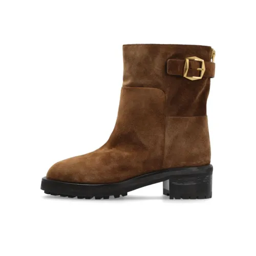 Jimmy Choo Brooklyn Ankle Boots 5cm Women's Brown