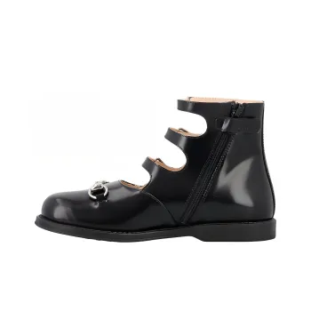 GUCCI Ankle Boots 1.5cm Women's Black