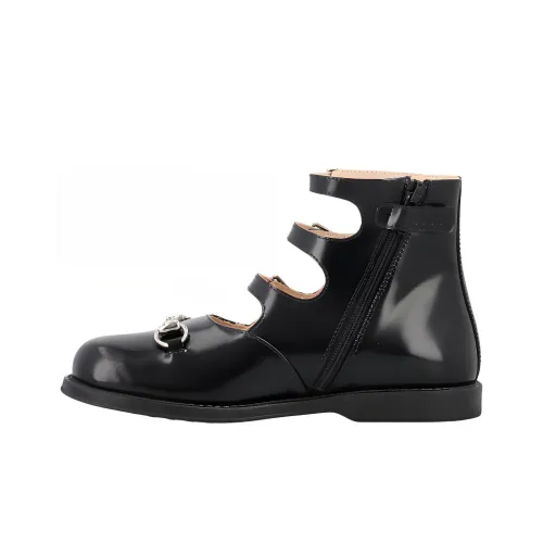 GUCCI Ankle Boots 1.5cm Women's Black