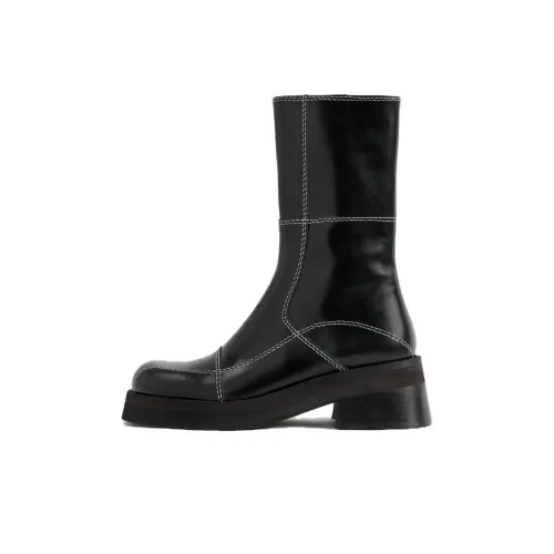 MIISTA Ankle Boots 6cm Women's Black
