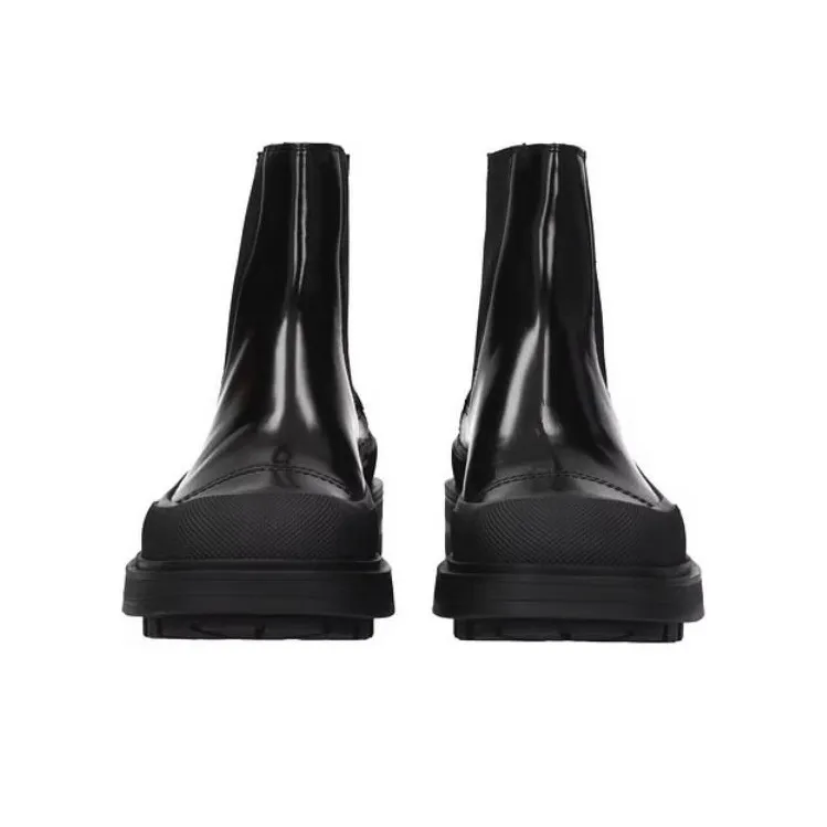 Alexander McQueen Chelsea Ankle Boots 'Black'-3