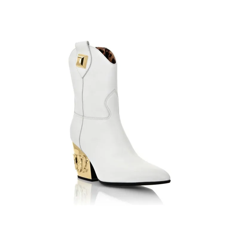 PHILIPP PLEIN Ankle Boots Women's White-2