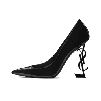 SAINT LAURENT Opyum Patent Leather Pumps Women's