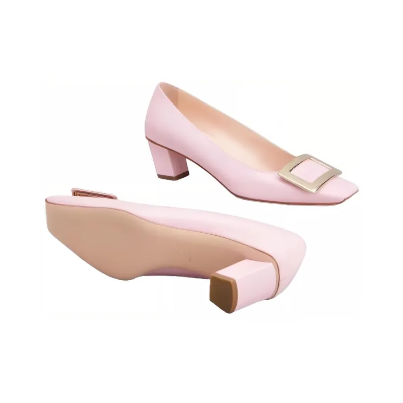 Roger Vivier Belle Vivier Square Toe Pumps-4