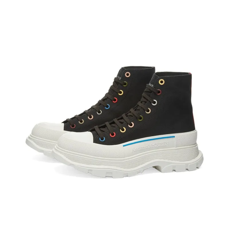 Alexander McQueen Tread Slick Lace-Up Boots-1