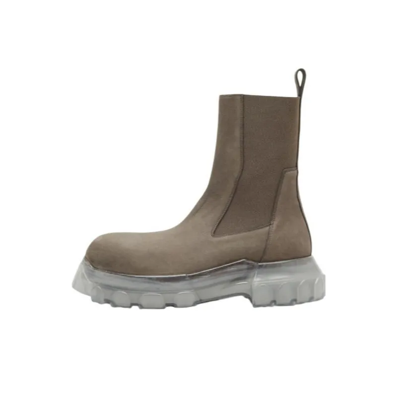 RICK OWENS/RO Chelsea Boots Men's Umber-0