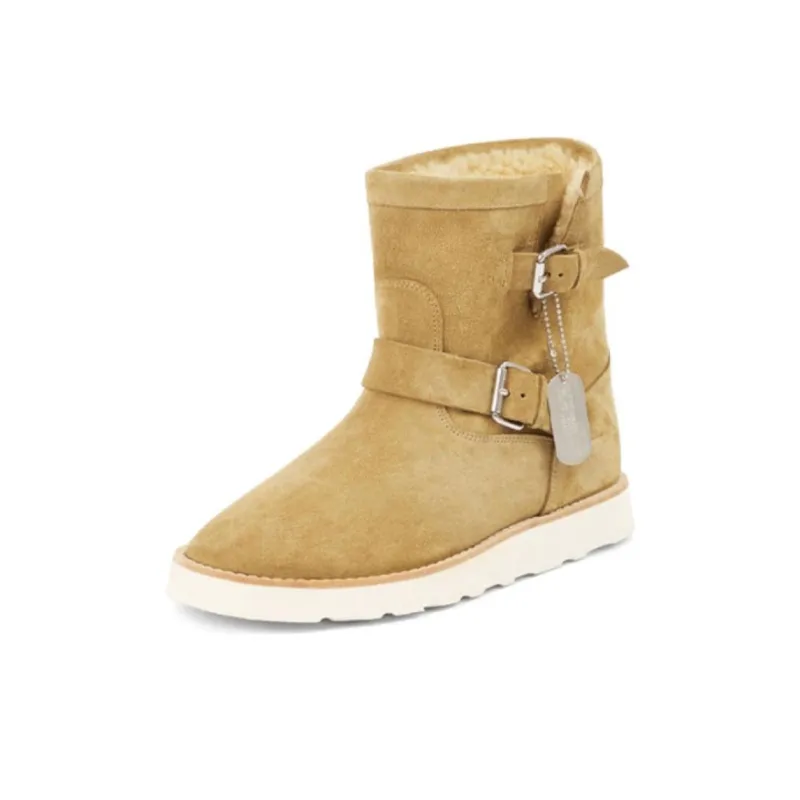 KENZO Takumi Takada Ankle Boots Men's Brown-4