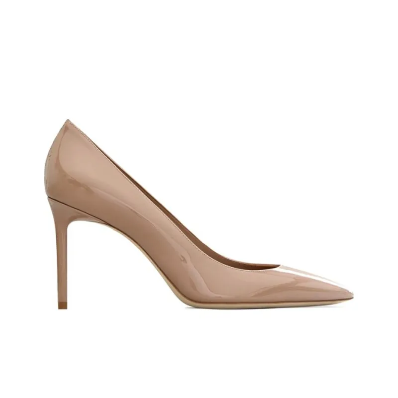 SAINT LAURENT Pointed Toe Slip On Pumps-1