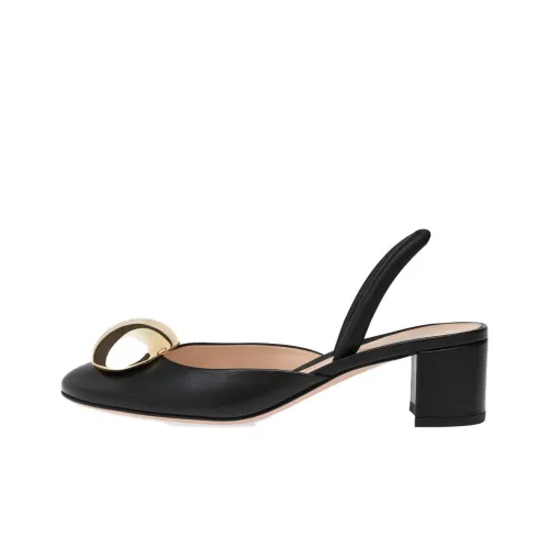 GIANVITO ROSSI Chunky Heel High Heels 4.5cm Women's Black
