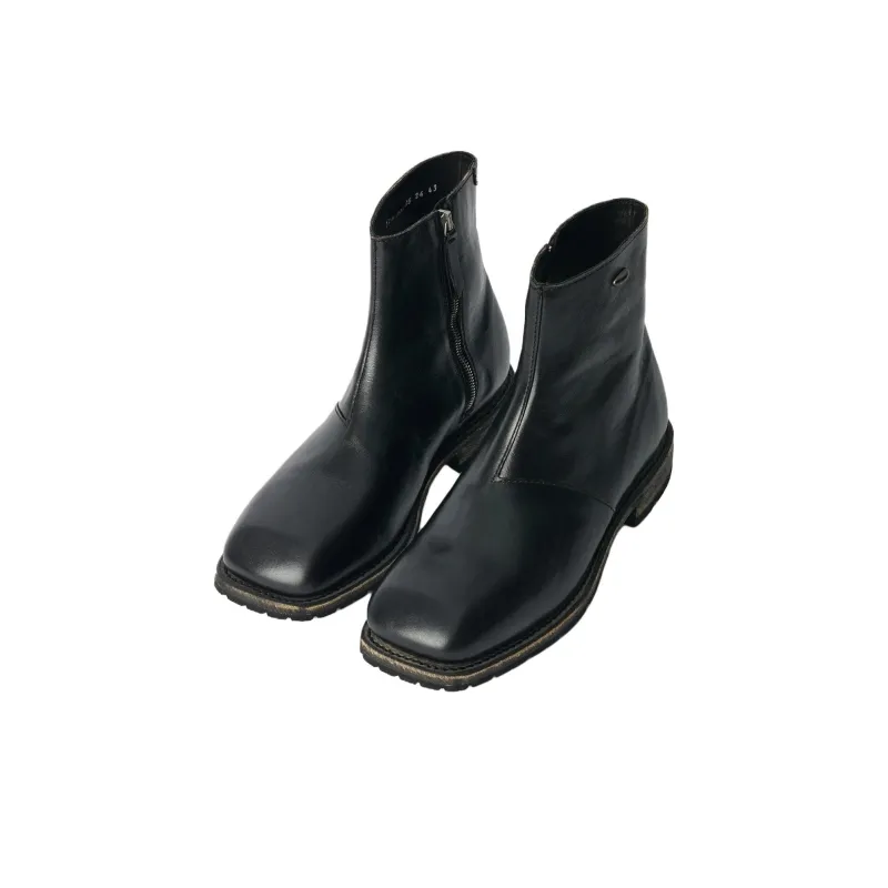 OUR LEGACY Leather Ankle Boots-2