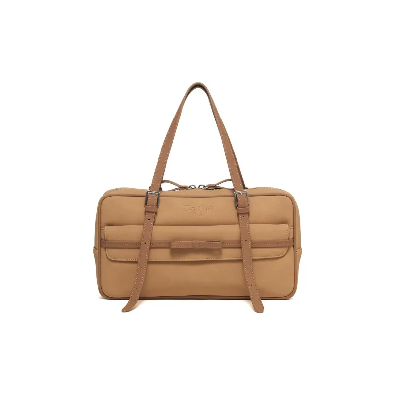 CARLYN Artificial Leather Handbag, Shoulder Bag Women's Mustard-0