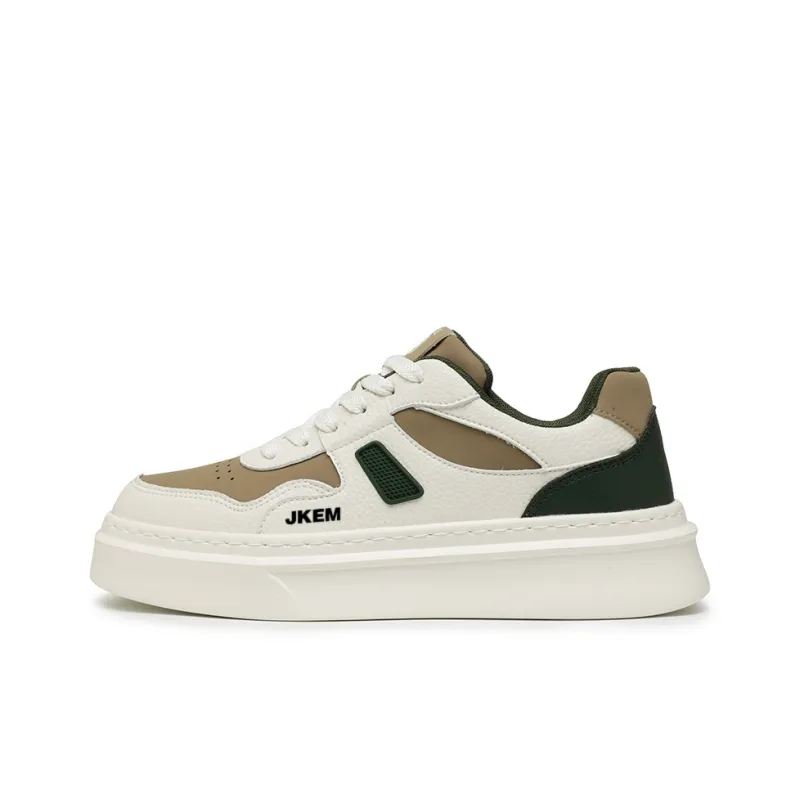 JKEM Slip-Resistant Cushioning Wear-Resistant Height Increasing Low-Top Skateboard Shoes Men's-5