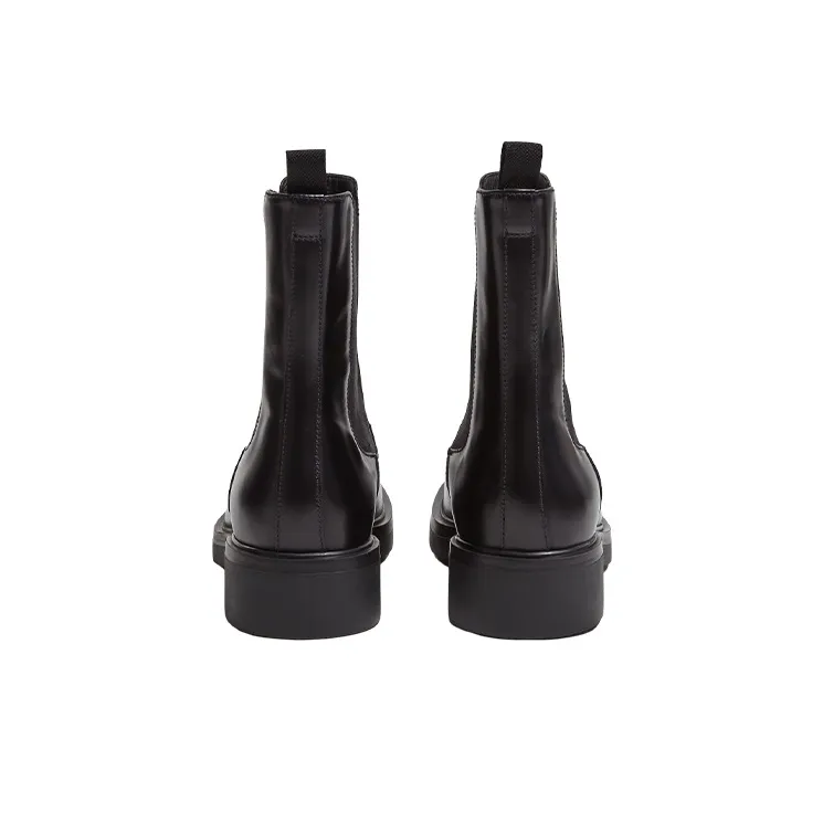 PRADA Short Chelsea Boots Men's Black-4