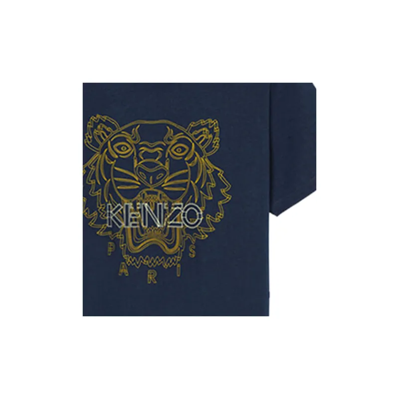 KENZO T Shirts Unisex Navy-4