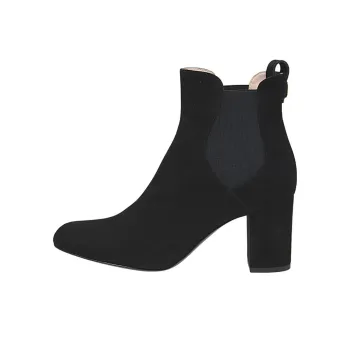 INES DE LA FRESSANGE Short Chelsea Boots 7cm Women's Black