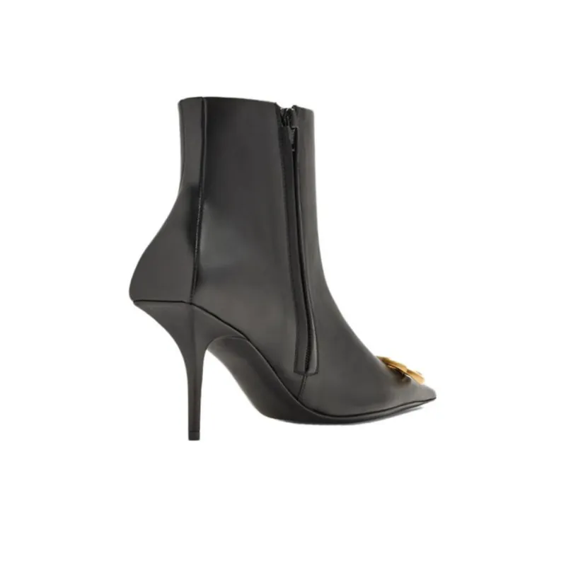 Balenciaga Knife BB 80mm Ankle Boots-1