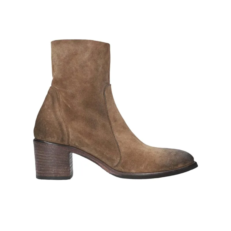 STRATEGIA Tronchetto Ankle Boots 6cm Women's Tan-1