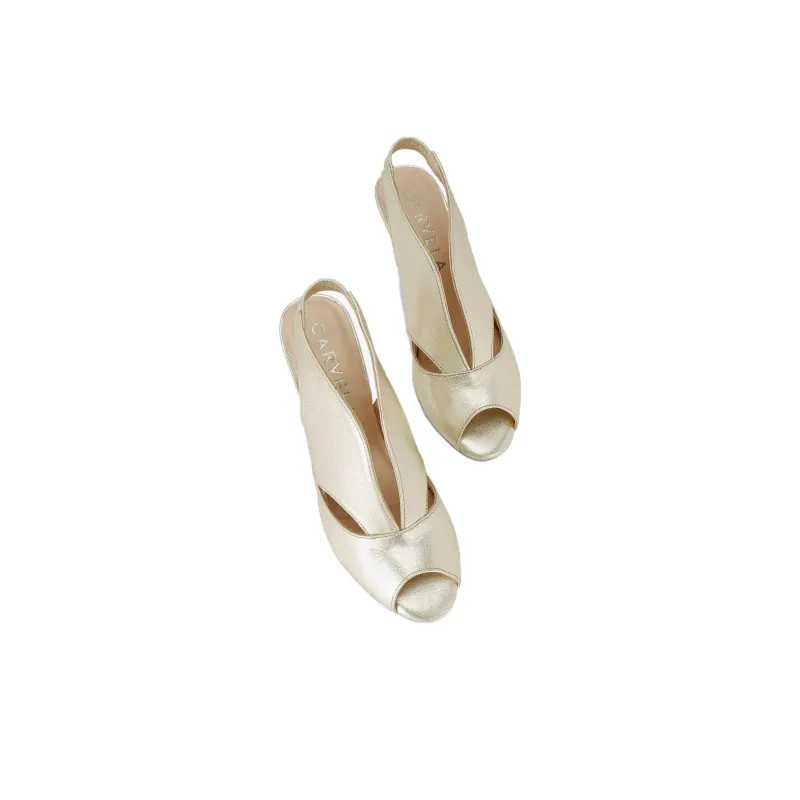 Kurt Geiger London Arabella High Heels 8cm Women's Gold-4