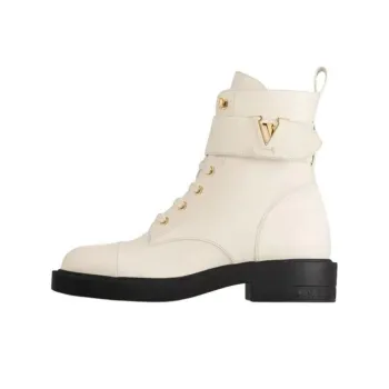 LOUIS VUITTON Citizen Ankle Boots Women's White