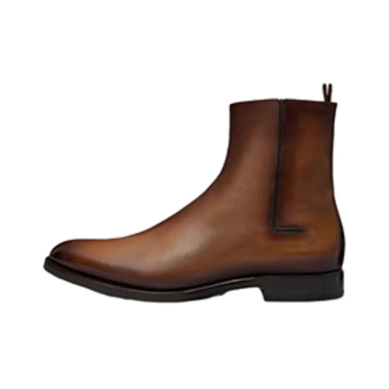 BERLUTI Ankle Boots Men's Dark Cocoa Brown-0