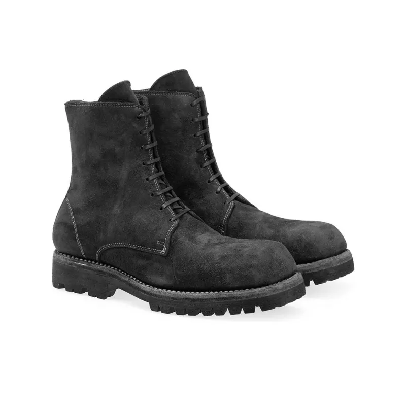 GUIDI Ankle Boots Unisex Gray-2