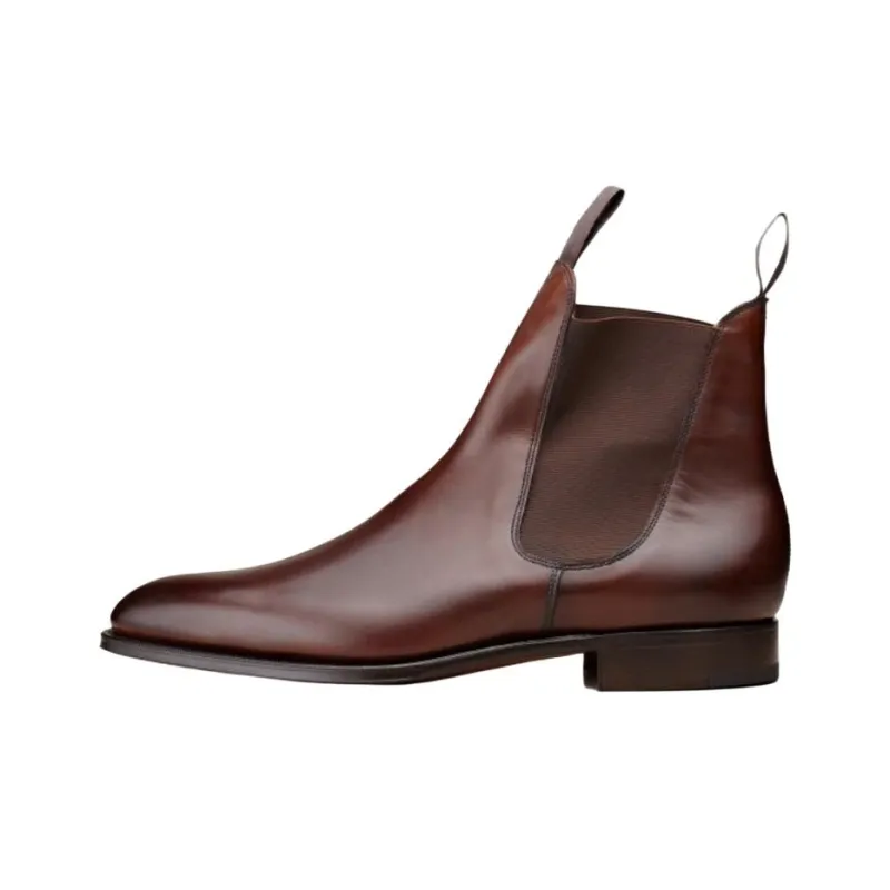 Edward Green Chelsea Boots Men's Dark Brown-0