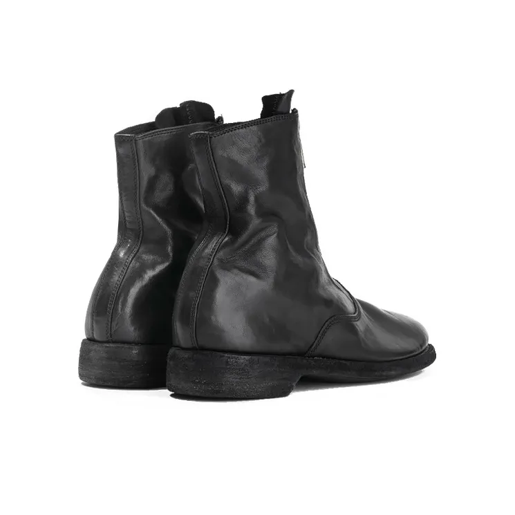 GUIDI 210 Ankle Boots Men's Black-3