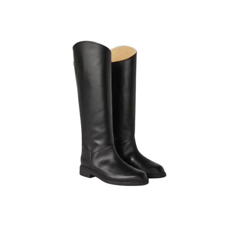 Loro Piana Kilda Knee-high Boots Women's Black-2