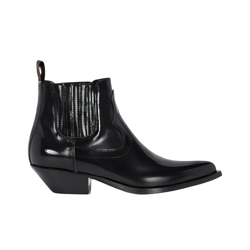 SONORA BOOTS HIDALGO Short Chelsea Boots 3.5cm Men's Black-1