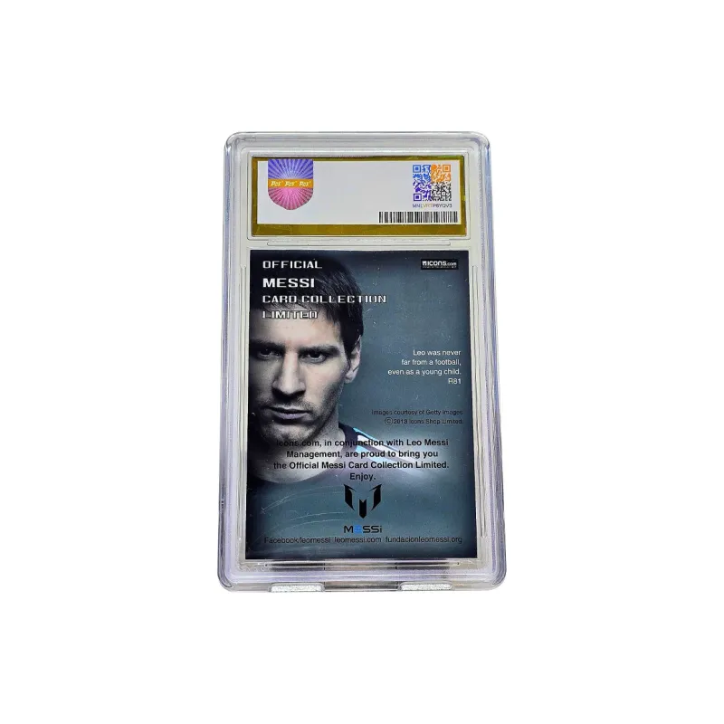 Topps Messi Player Card Career Review King Of The Ball Messi Childhood Photography Special Selection Graded Cards 1 Pc-1