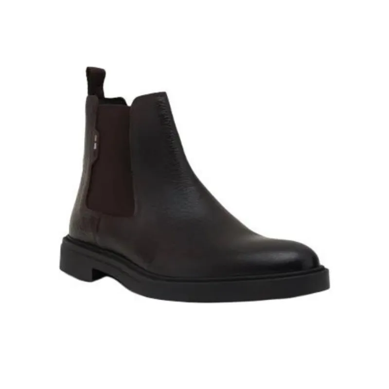 HUGO BOSS Calev Chelsea Boots Men Dark Brown-4