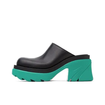 Bottega Veneta Flash Mule Black Blue Women's